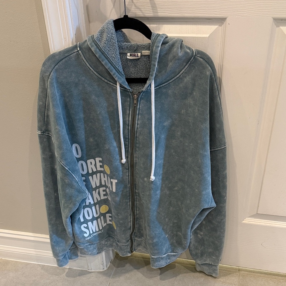 Smileyworld green hoodie